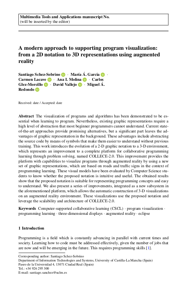 A modern approach to supporting program visualization: from a 2D notation to 3D representations using augmented reality