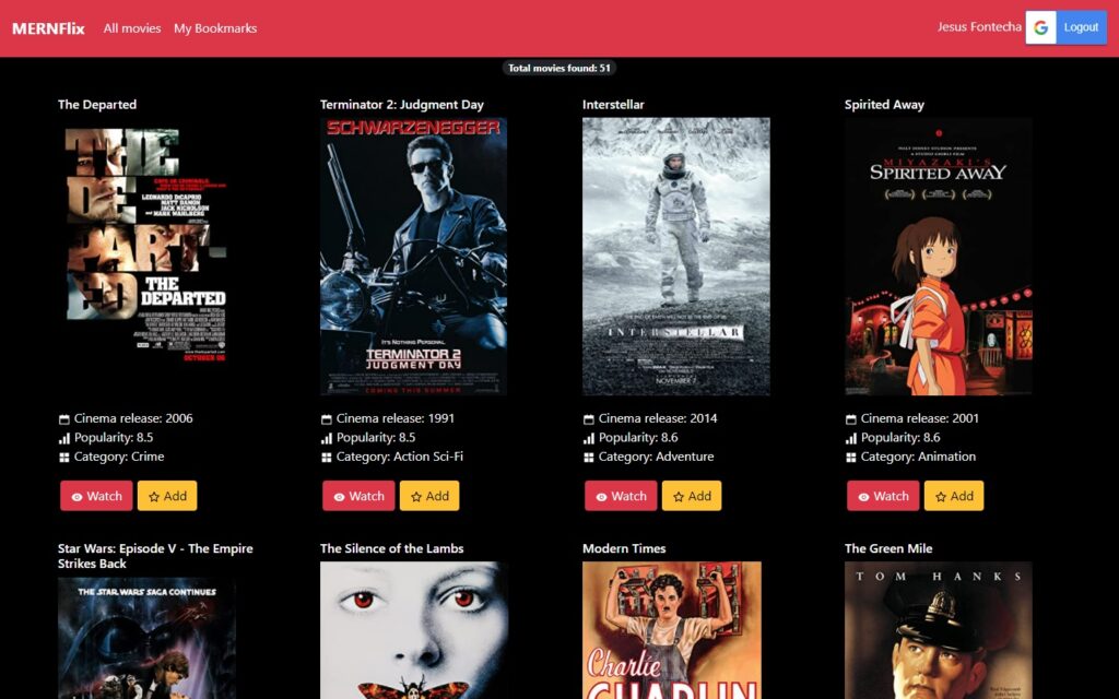 Mernflix-front